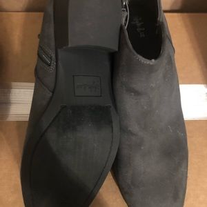 Gray bootie. Worn twice. No strains. Great condition. Smoke free environment